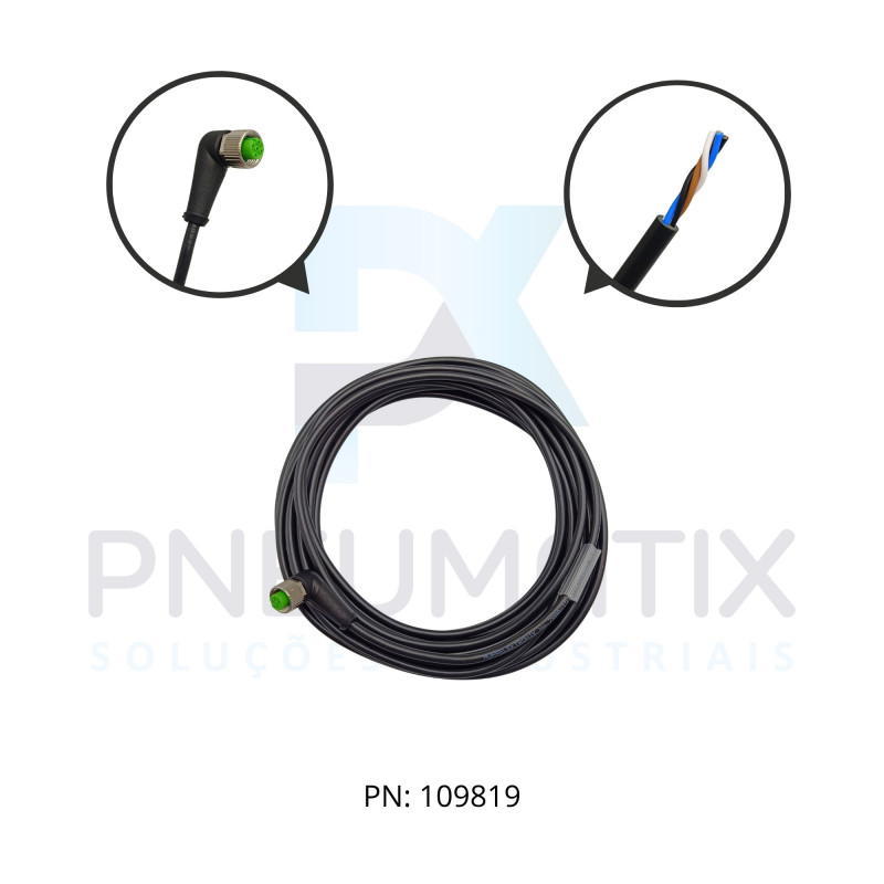 CABO C/CONECTOR 7,5MTS FEMEA ANGULAR M12 4 POLOS COR PRETO 712341-6140750 MURRELEKTRONIK CABO C/CONECTOR 7,5MTS FEMEA ANGULAR M12 4 POLOS COR PRETO 712341-6140750 MURRELEKTRONIK
