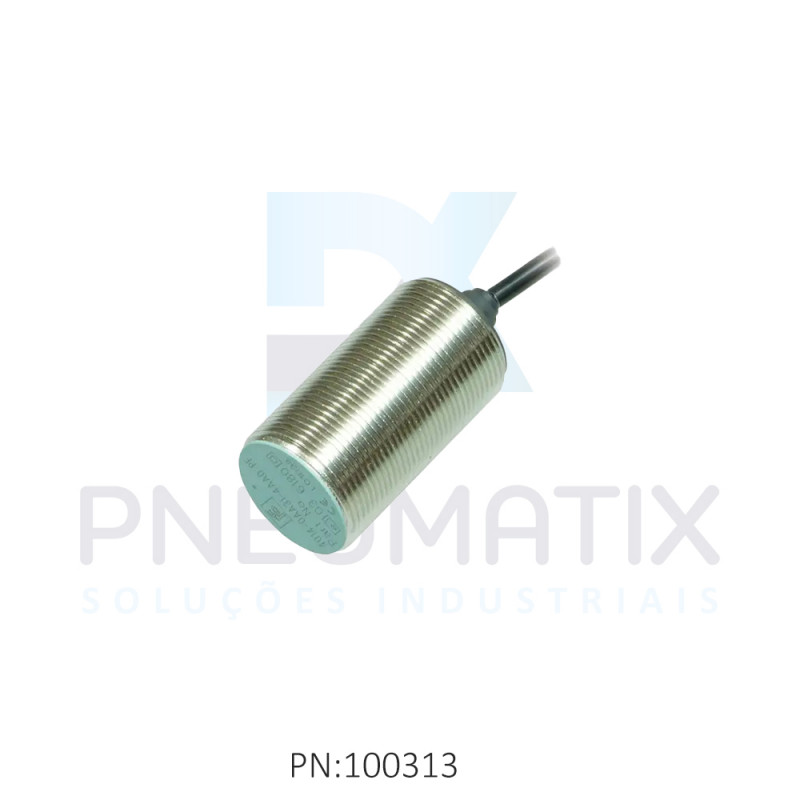 SENSOR IND.CIL.DIAM.30MM Sn:10MM FAC.ALIM.10-30VDC T.MAX.100OC 2F NA CABO 2MTS NBB10-30GM50-Z0-T PN:236495 PEPPERL