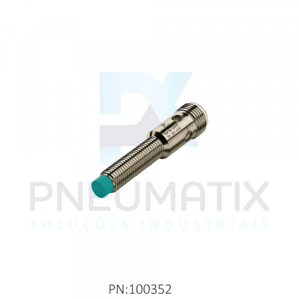 SENSOR IND.CIL.DIAM.8MM Sn:3MM N.FAC.ALIM.10-30VDC PNP NA M12 NBN3-8GM30-E2-V1 PN:304615-0121 PEPPERL