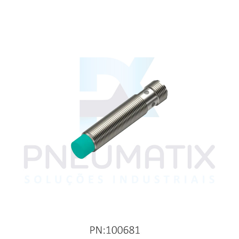 SENSOR IND.CIL.DIAM.12MM Sn:8MM N.FAC.ALIM.10-30VDC PNP NA/NF M12 NBN8-12GM50-A2-V1 PN:326161-0055 PEPPERL