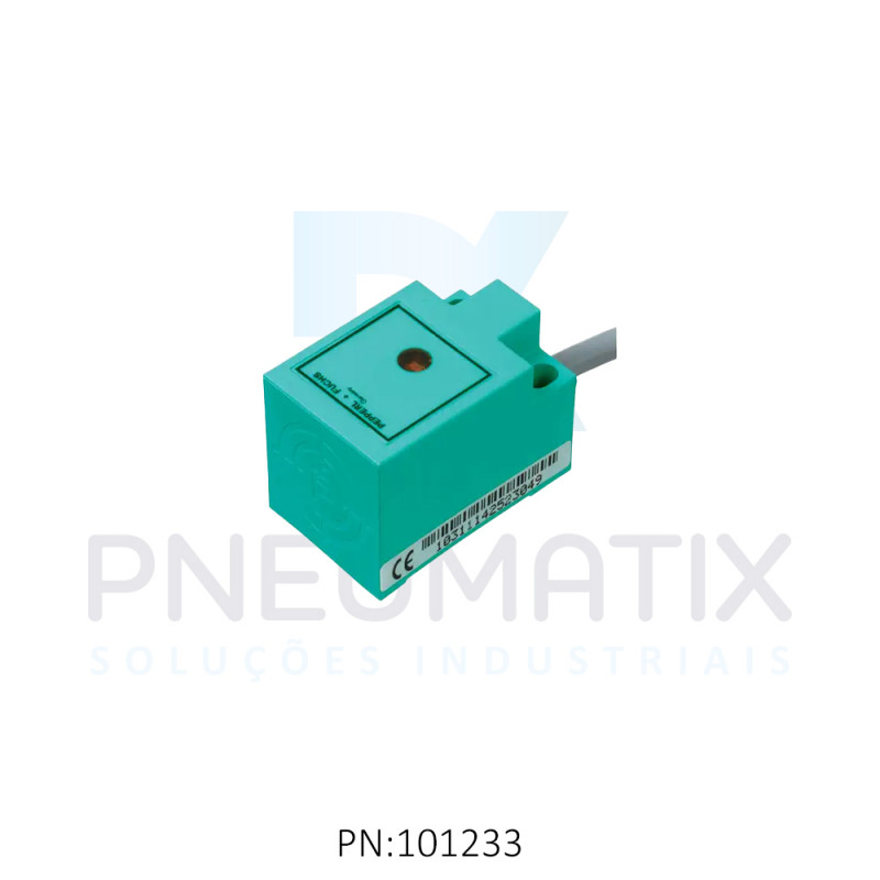 SENSOR IND.RETANGULAR Sn:10MM N.FAC.ALIM.10-30VDC NPN NA CABO 2 MTS NBN10-F10-E0 PN:082761 PEPPERL