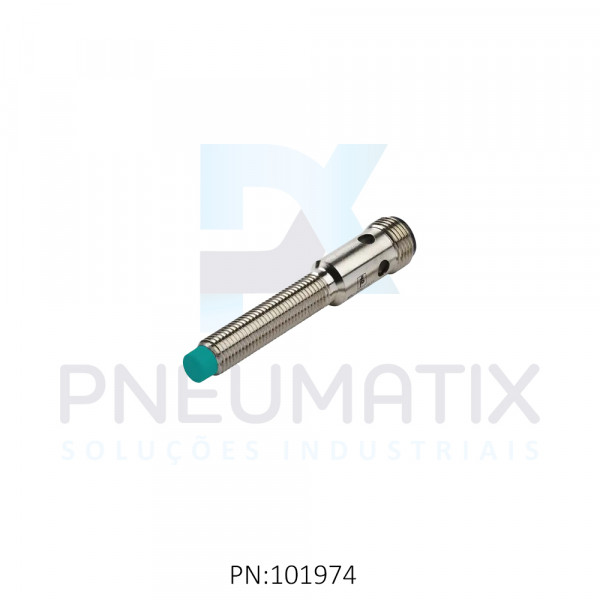 SENSOR IND.CIL.DIAM.8MM Sn:3MM N.FAC.ALIM.10-30VDC PNP NA M12 NBN3-8GM40-E2-V1 PN:304615-0125 PEPPERL