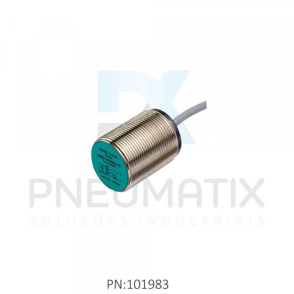 SENSOR IND.CIL.DIAM.30MM Sn:10MM FAC.ALIM.8VDC NAMUR 2 FIOS NF CABO 2MTS NCB10-30GM40-N0 PN:70133068 PEPPERL