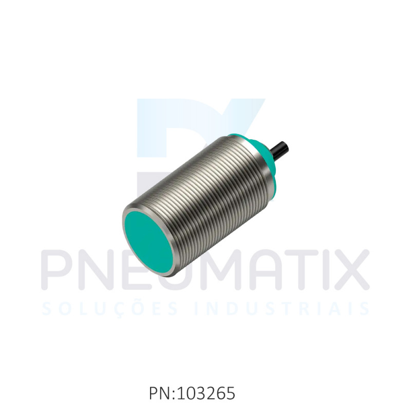 SENSOR IND.CIL.DIAM.30MM Sn:10MM FAC.ALIM.10-30VDC PNP NA CABO 2MTS NBB10-30GM50-E2 PN:326161-0164 PEPPERL