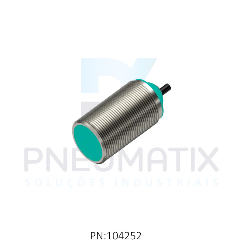 SENSOR IND.CIL.Sn:15MM POLARIDADE SAIDA CC 3 FIOS ALIM.10-30V PNP NBB15-30GM50-E2 PN:326161-0147 PEPPERL