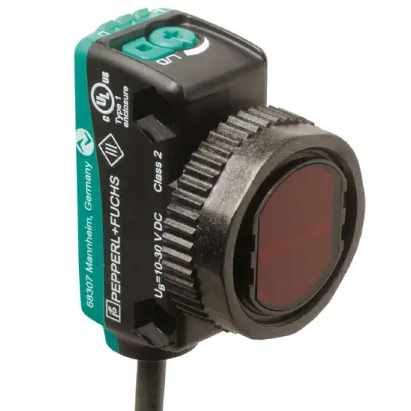 SENSOR FOTOEL.RETAN.Sn:6MM TP.RETRO-REFLE.ALIM.10-30VDC PNP/NPN M12 OBR6000-R103-2EP-IO-0,3M-V1 PN:267075-100277 PEPPERL