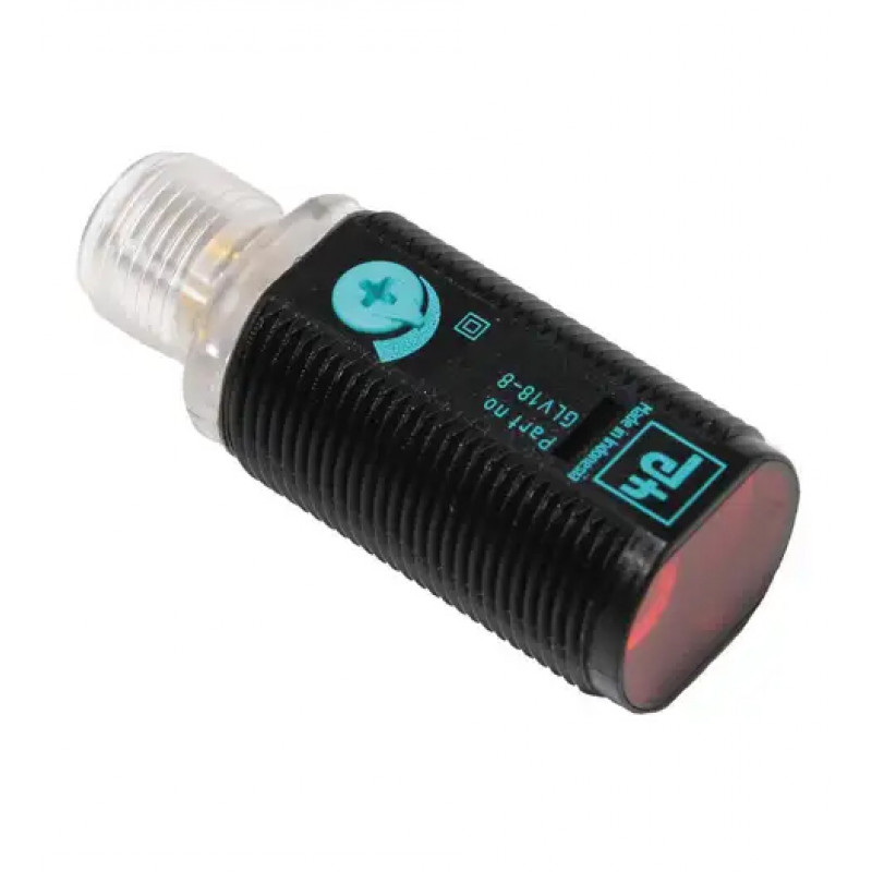SENSOR FOTOELET.CIL.M18 Sn:450MM TP.DIFUSO ALIM.10-30VDC NPN NA/NF M12 3P.GLV18-8-450/25/102/159 PN:188563 PEPPERL