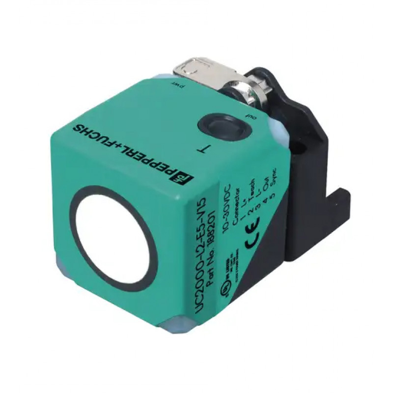 SENSOR ULTRASSONICO RETANGULAR Sn:2000MM ALIM.10-30VDC OUTPUT 0-10V CONEXAO M12 UC2000-L2-U-V15 PN:277761 PEPPERL