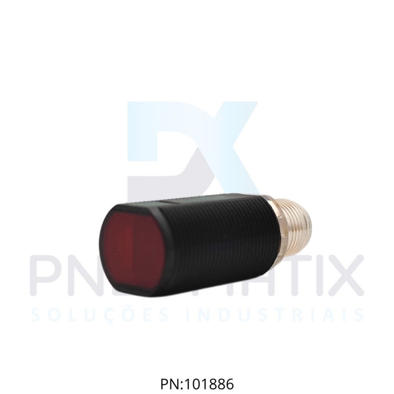 SENSOR FOTOEL.CIL.DIAM.18MM Sn:450MM TP.DIFUSO ALIM.10-30VDC PNP M12 GLV18-8-450/73/120 PN:188567 PEPPERL