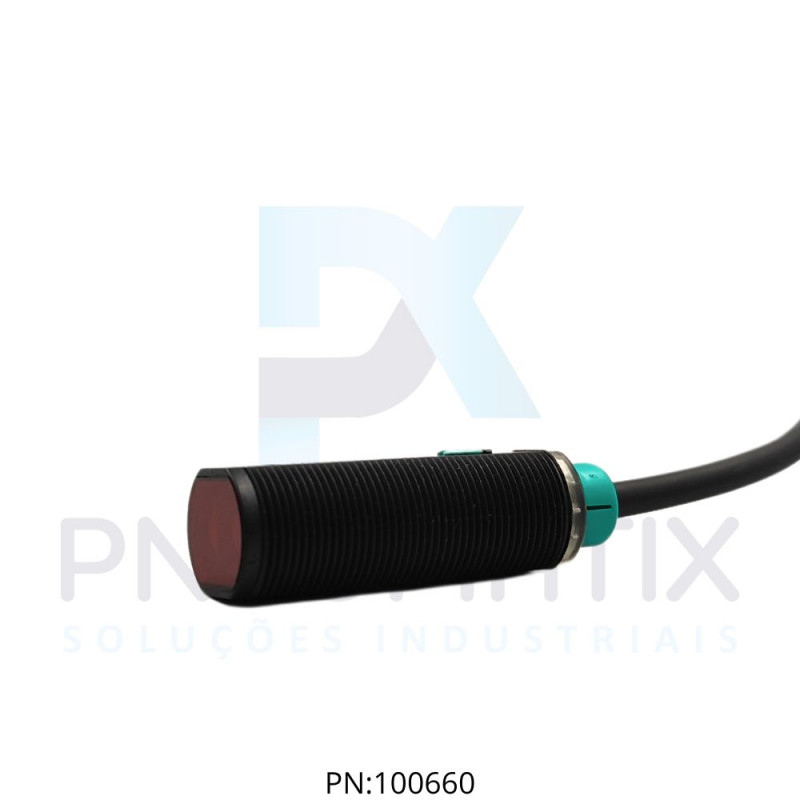 SENSOR FOTOEL.CIL.DIAM.18MM Sn:450MM TP.DIFUSO ALIM.25-250VCA/CC NPN NA 2MTS GLK18-8-450/25/115/161 PN:199811 PEPPERL