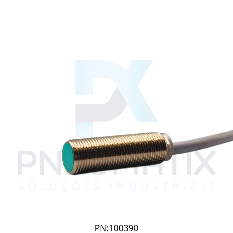 SENSOR IND.CIL.DIAM.12MM Sn:4MM FAC.ALIM.10-30VDC NPN NA CABO 2MTS NBB4-12GM40-E0 PN:186902 PEPPERL