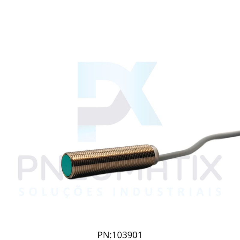 SENSOR IND.CIL.DIAM.12MM Sn:4mm FAC.ALIM.10-30VDC PNP NA/NF CABO 2MTS NBB4-12GM50-A2 PN:187646 PEPPERL