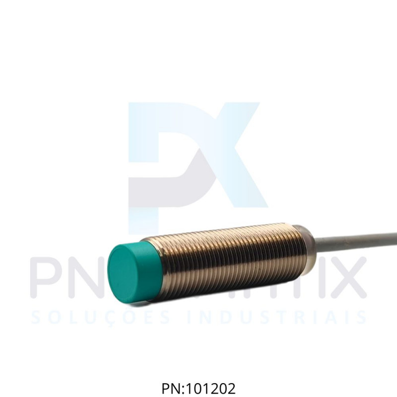 SENSOR IND.CIL.DIAM.12MM Sn:4MM N.FAC.ALIM.5-60VDC 2 FIOS NA CABO 2MTS NBN4-12GM40-Z0 PN:088194 PEPPERL