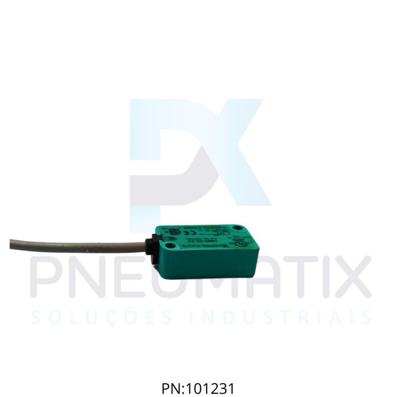 SENSOR IND.RETANGULAR Sn:3MM FAC.ALIM.5-60VDC 2 FIOS NA CABO 2MTS NBB3-V3-Z4 PN:087484 PEPPERL