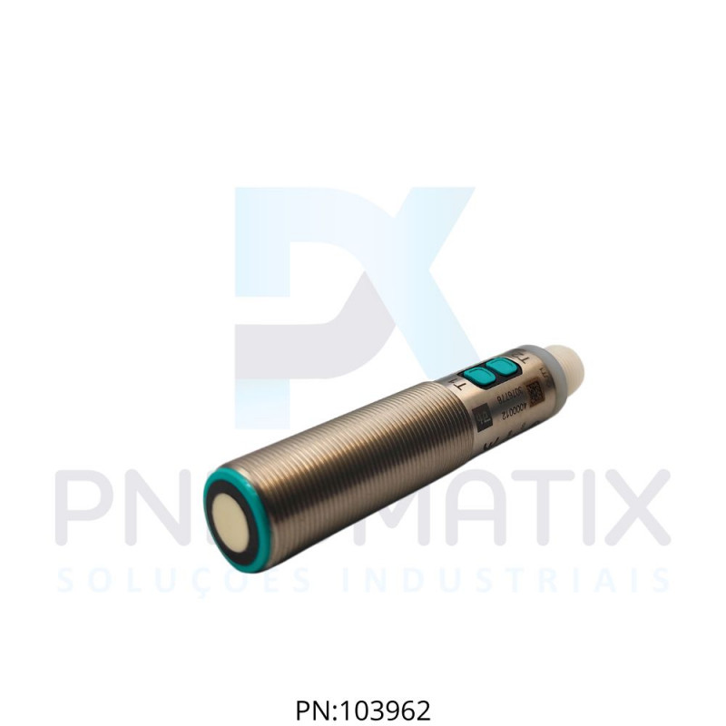 SENSOR ULTRASSONICO CIL.18MM 4-20MA IO-LINK UC1000-18GS-IUEP-IO-V15 PN:304928-100003 PEPPERL