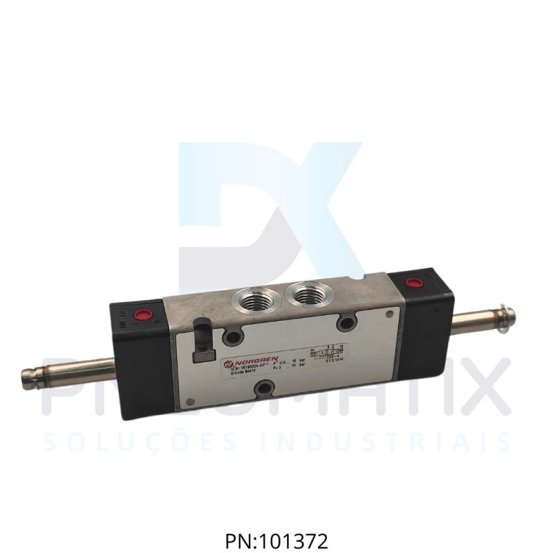 VALVULA IN LINE D.SOL.5/2V PILOTO EXTERNO R.1/4 BSPP S/BOB.V61B522A-A3000 NORGREN